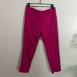 Banana Republic Camden Pants Womens 6 Pink‎ Straight Leg Work Chic Officewear